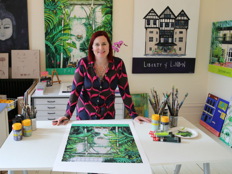 The Palm House Limited Edition Print to London, UK