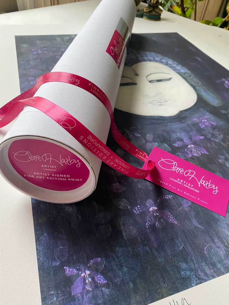 Indigo Orchid Buddha