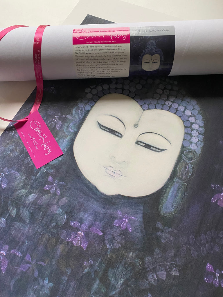 Indigo Orchid Buddha