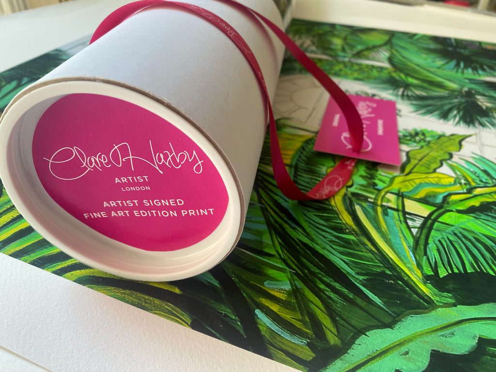 The Palm House at Kew Gardens - Signed Edition Print