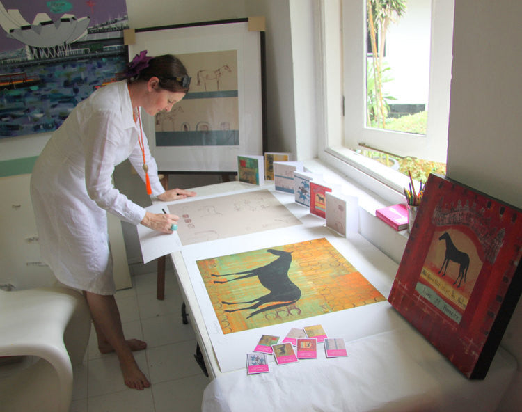 Horse Limited Edition Print Clare Haxby