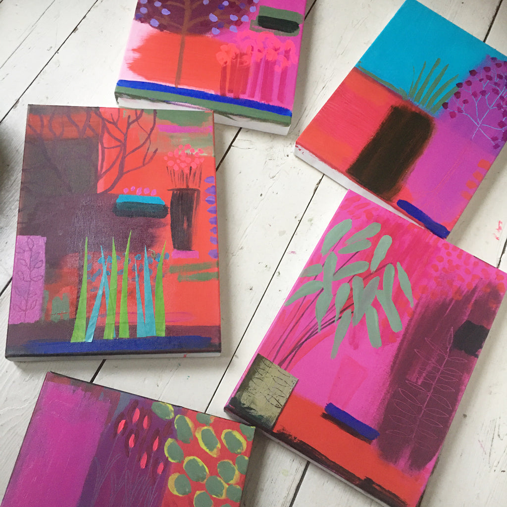 Meet Me at the Healing Garden - Original Painting