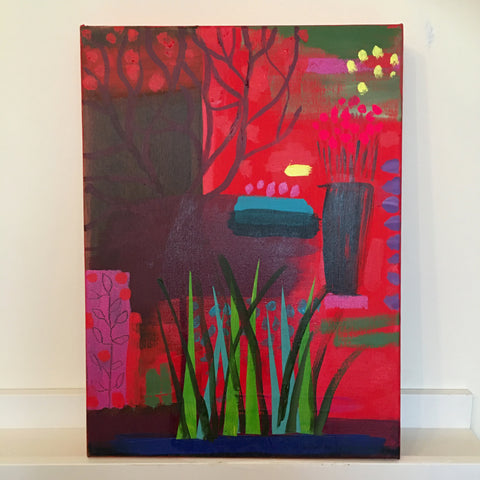 Meet Me at the Healing Garden - Original Painting