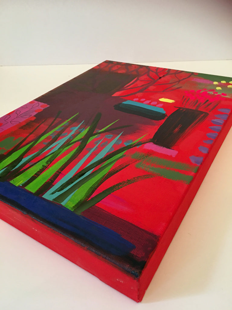 Meet Me at the Healing Garden - Original Painting