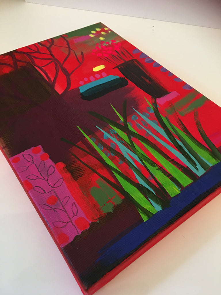 Meet Me at the Healing Garden - Original Painting