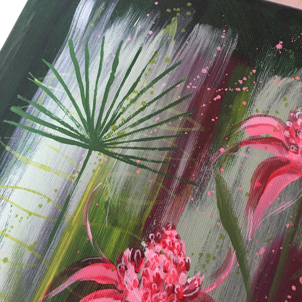 Gingerlilies & Fan Palms