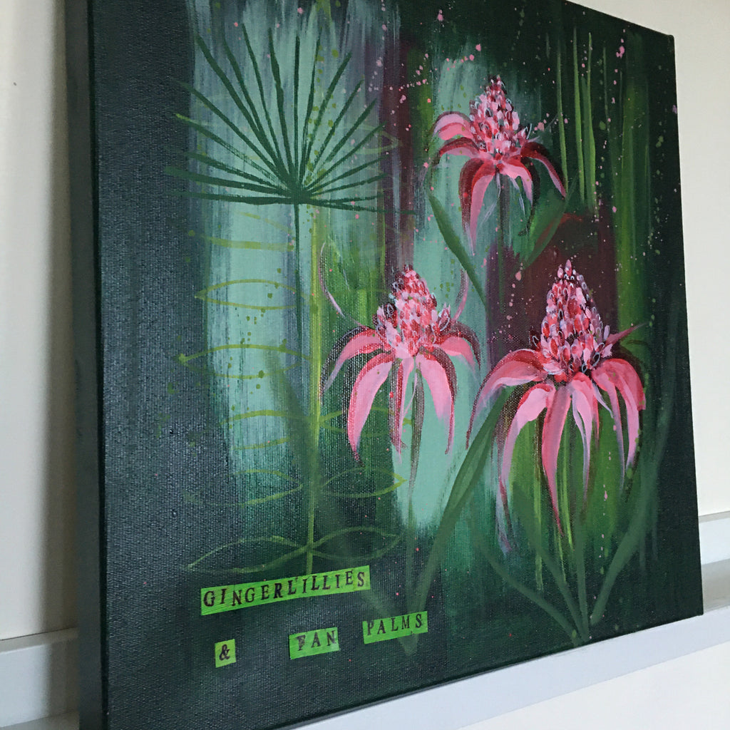 Gingerlilies & Fan Palms