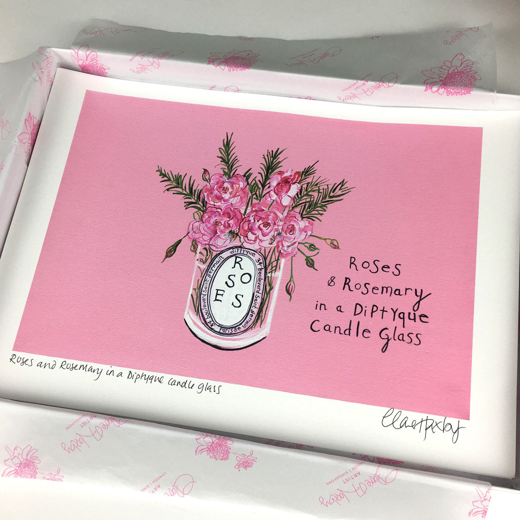 4 Signed FLOWERS Prints in a Gift Box