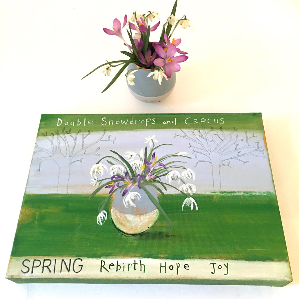 Double Snowdrops & Crocus
