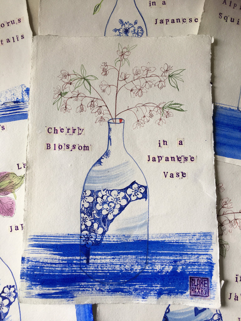 Cherry Blossom in a Japanese Vase