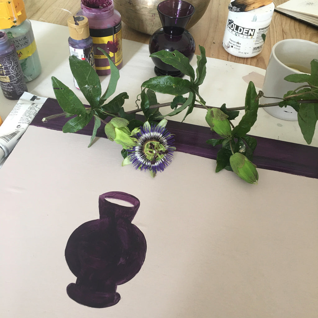 Passionflowers & Foraged Elderberries