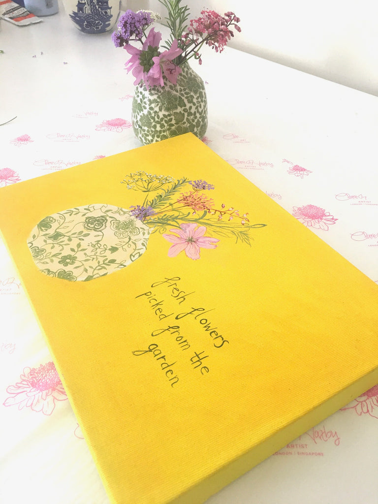 95 Fresh Flowers picked from the Garden