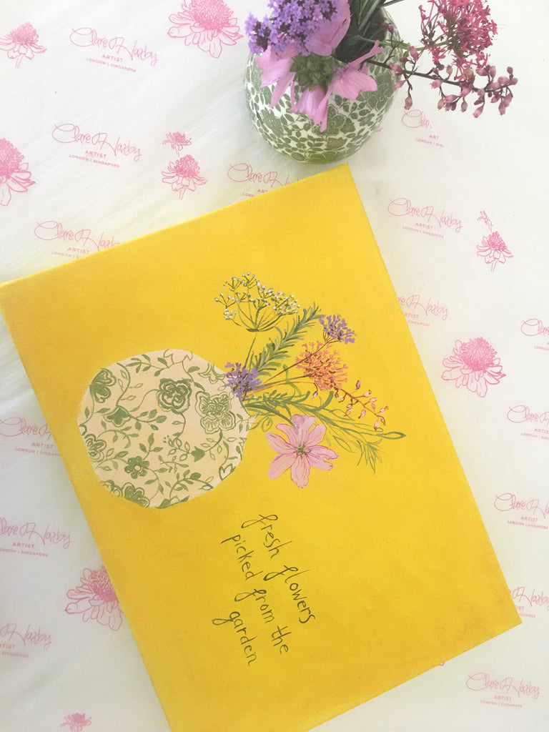 95 Fresh Flowers picked from the Garden