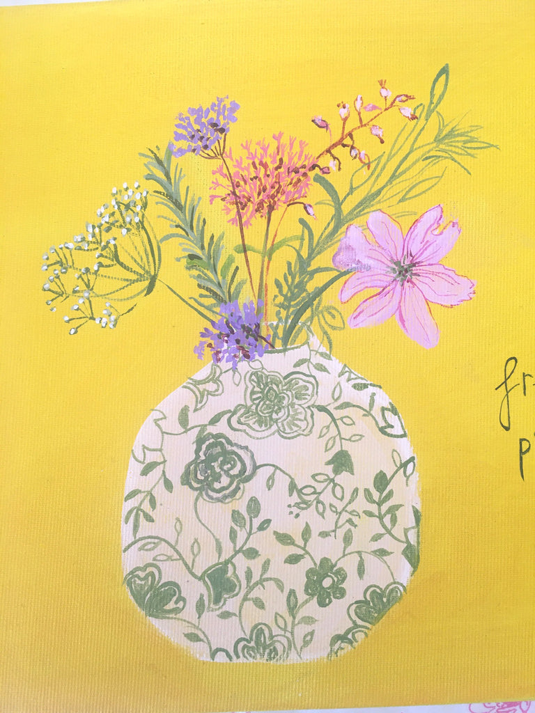 95 Fresh Flowers picked from the Garden