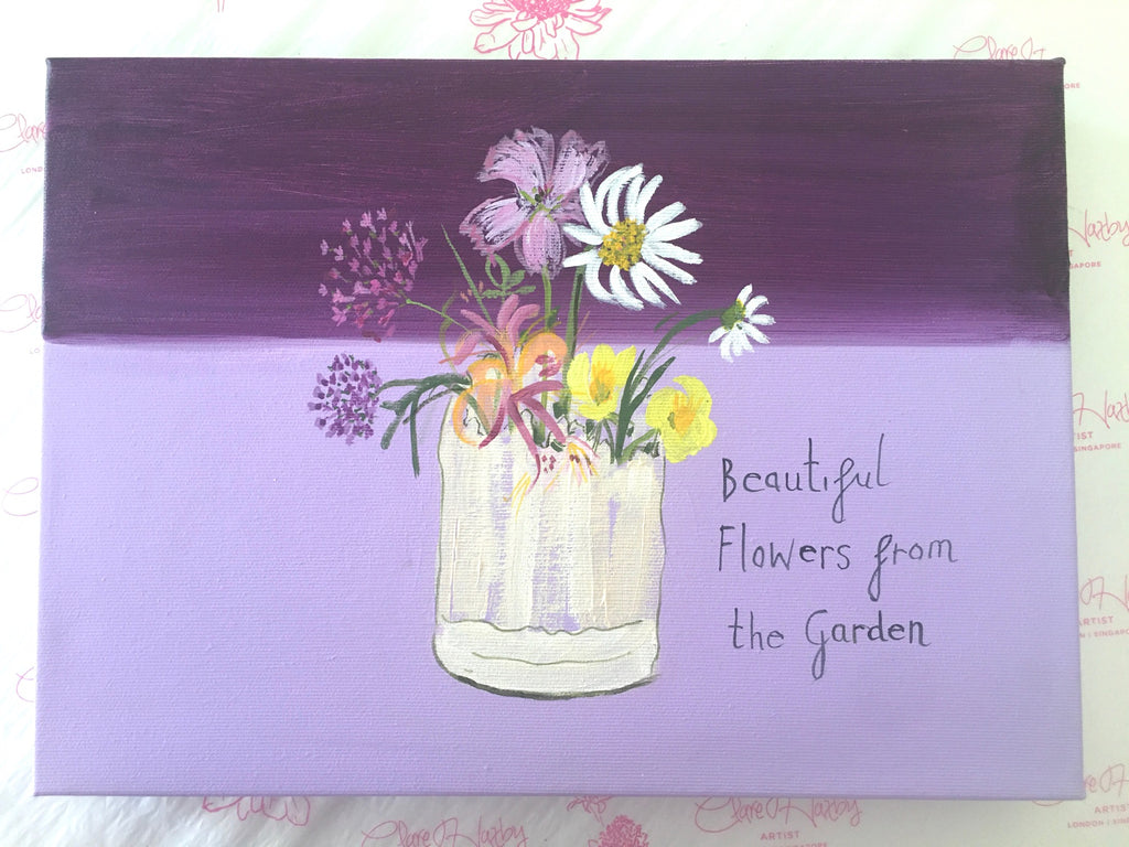 96 #clarehaxbyflowers 'Beautiful Flowers from the Garden'