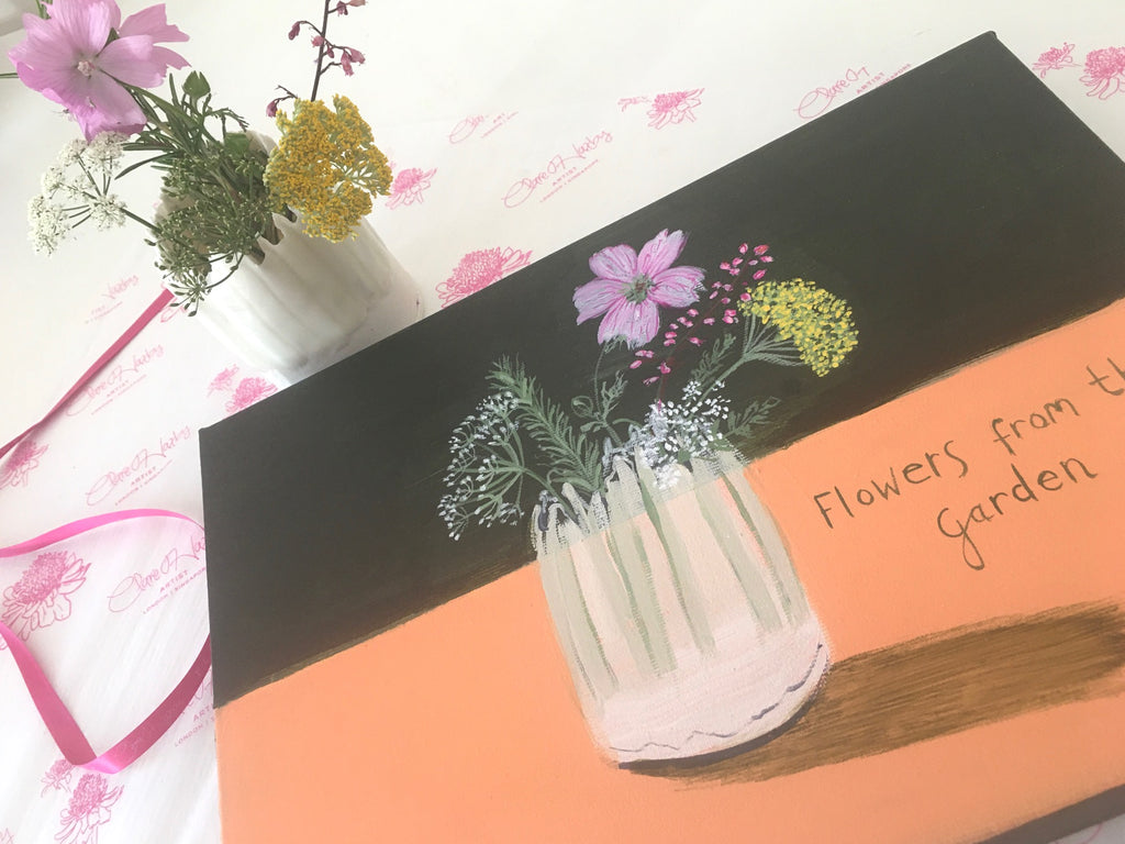 97 'Flowers From The Garden' ORIGINAL PAINTING