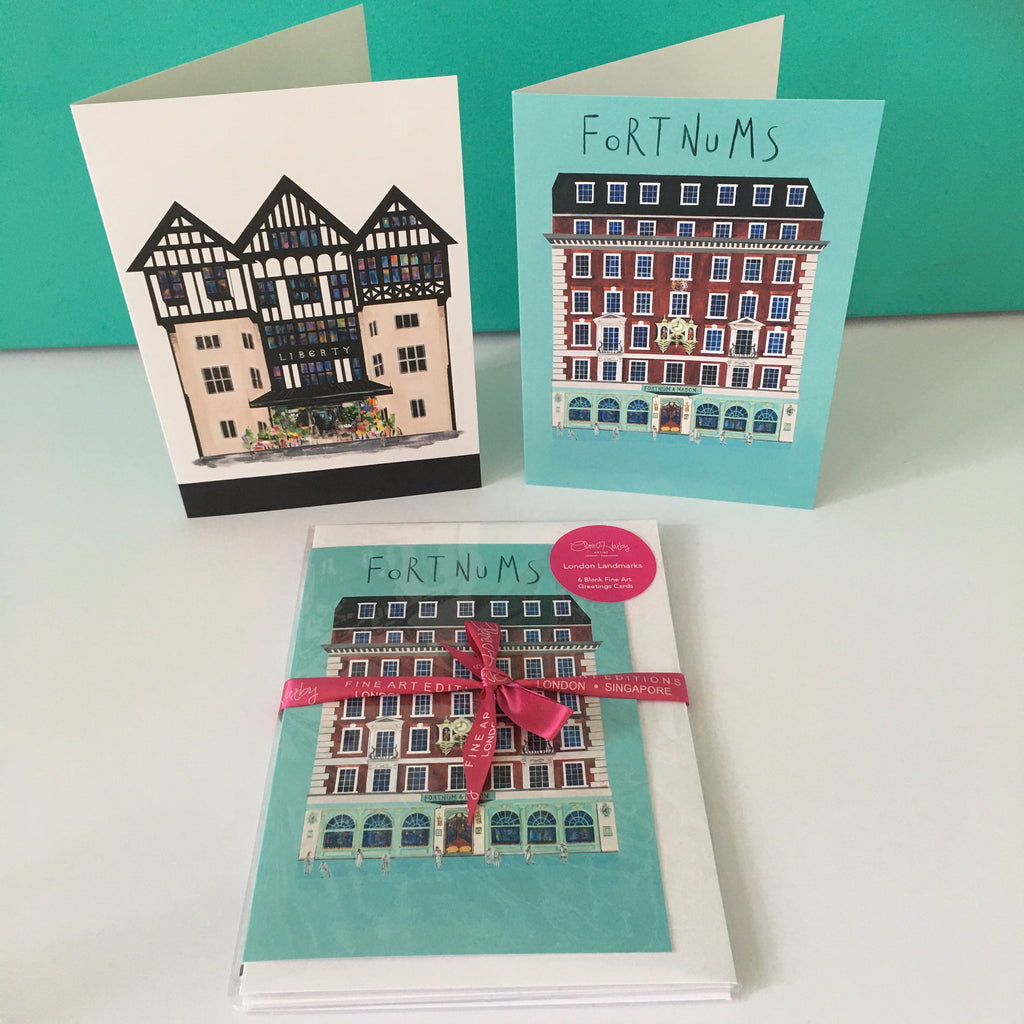 Artistic Architecture of London - Greetings Cards PACK B