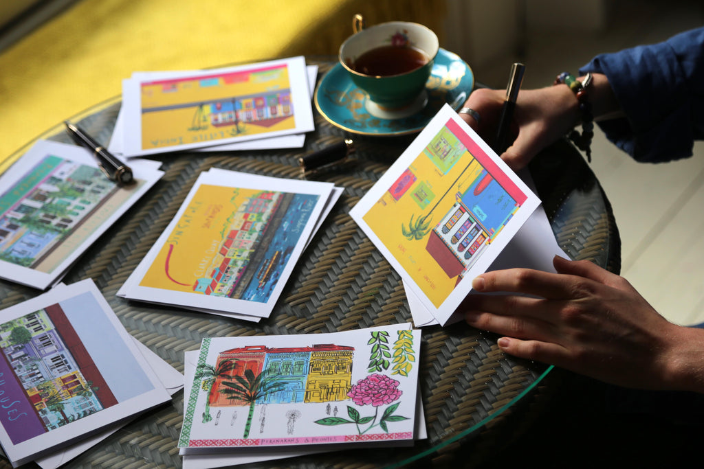 Singapore Greetings Cards - Shophouses Collection