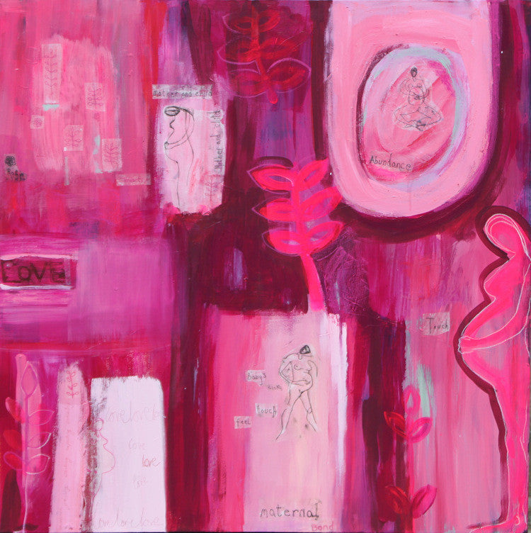 Motherhood Painting by Clare Haxby