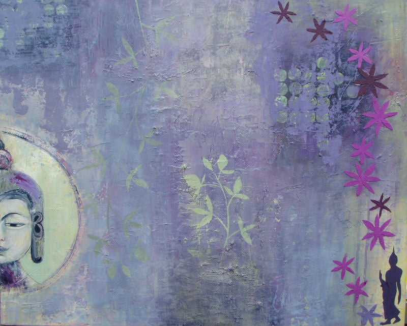 My Buddha Dreams in Violet - SALE