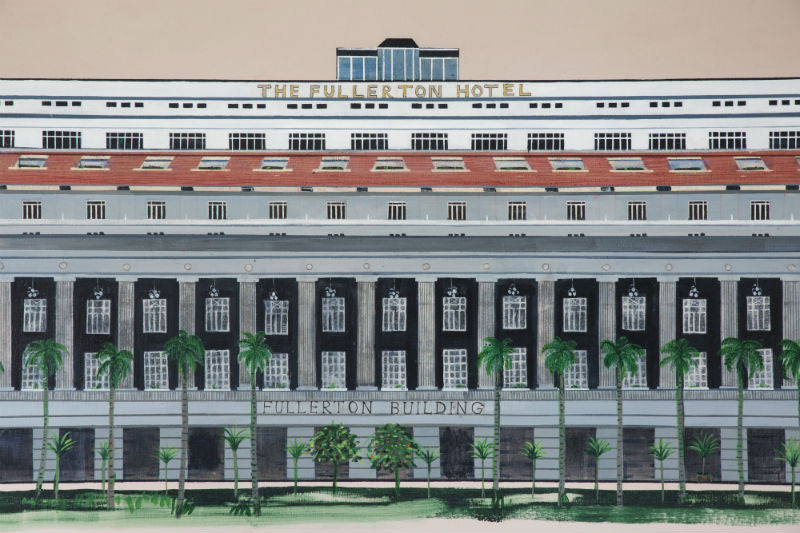 Front of the Fullerton Hotel