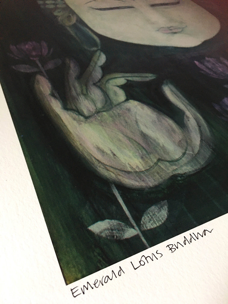 Emerald Lotus Buddha