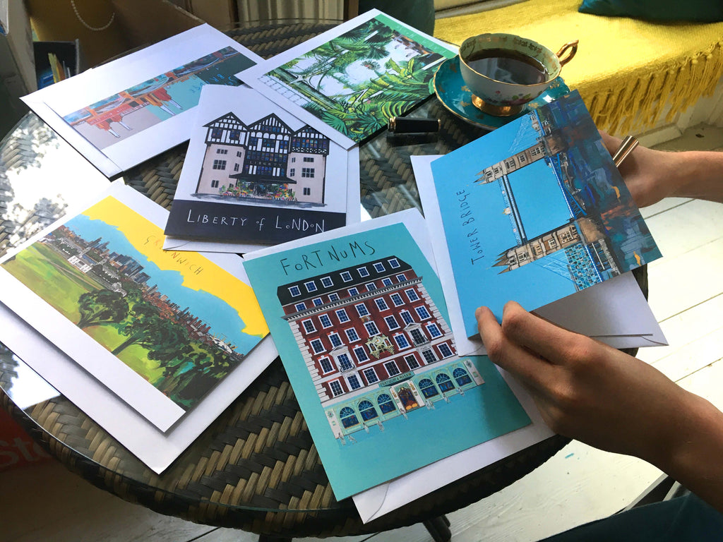 London Landmarks Greetings Cards
