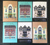 Artistic Architecture of London - Greetings Cards PACK A