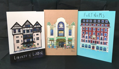 Artistic Architecture of London - Greetings Cards PACK A