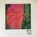 Pink Torch Gingerlily - Framed Painting