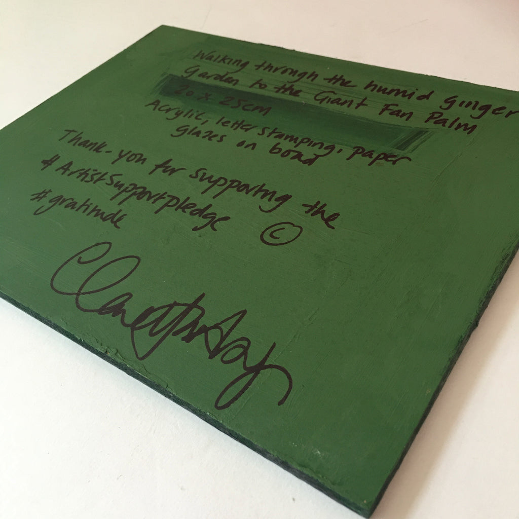 Walking through the Humid Ginger Garden to the Giant Fan Palm