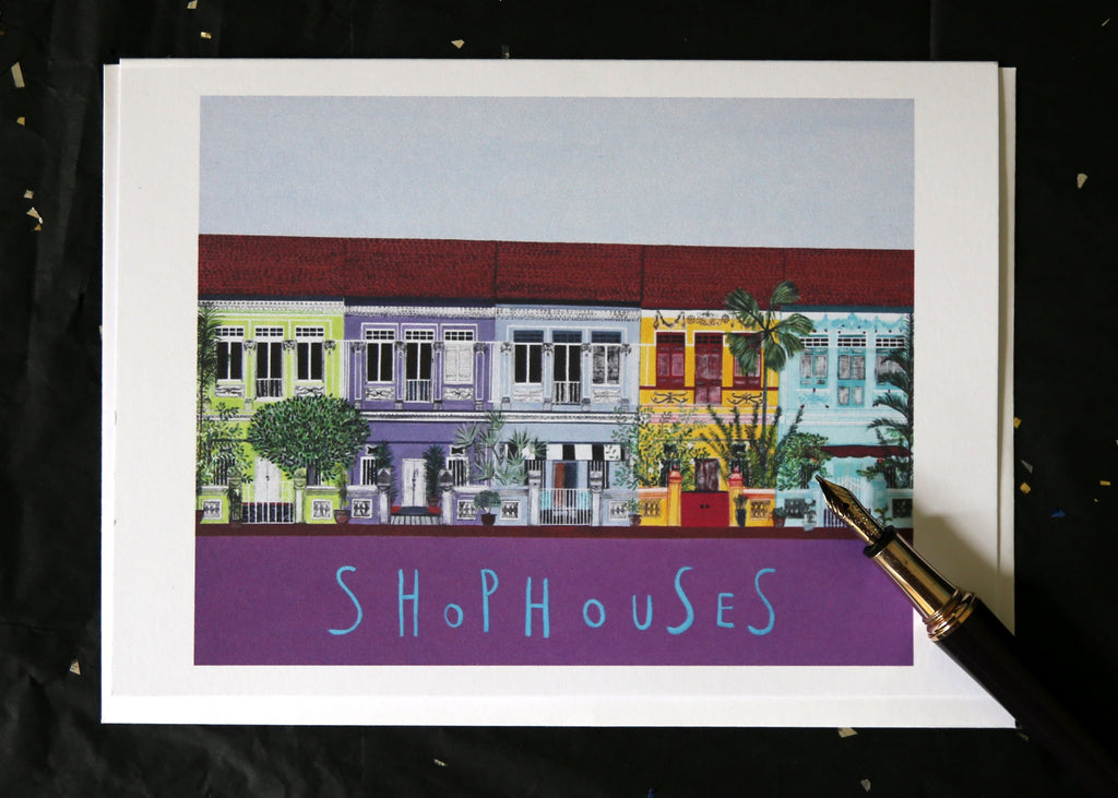 Singapore Greetings Cards - Shophouses Collection