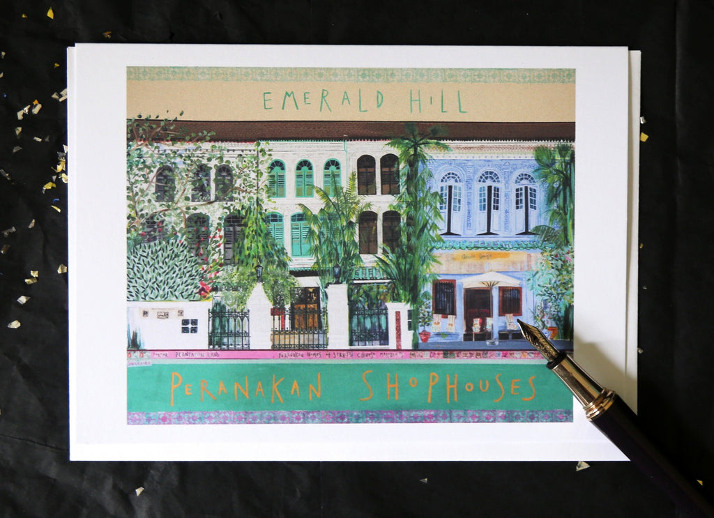 Singapore Greetings Cards - Shophouses Collection
