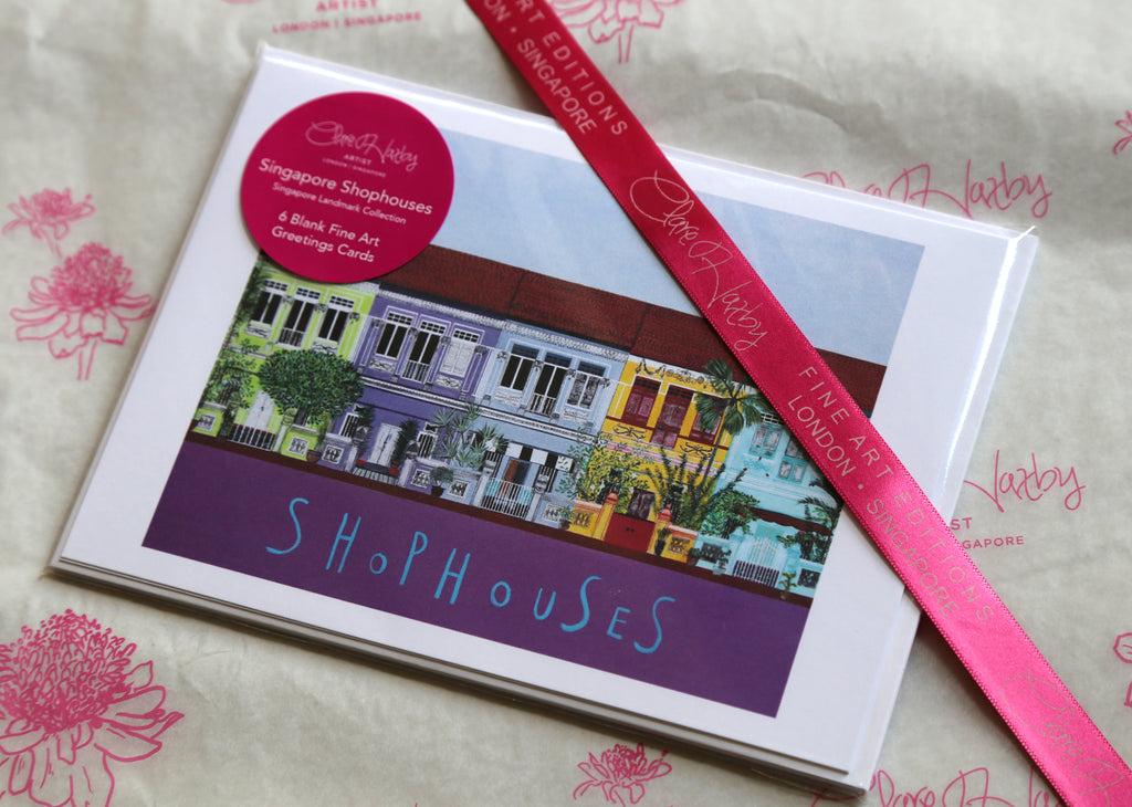 Singapore Greetings Cards - Shophouses Collection