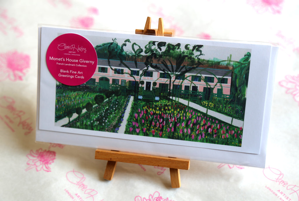Greetings Cards Pack of 3 - Monet's Garden Giverny