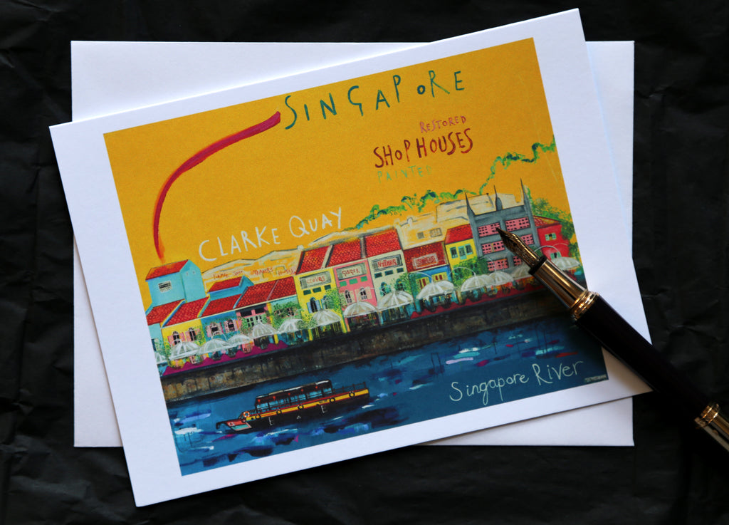 Singapore Greetings Cards - Shophouses Collection