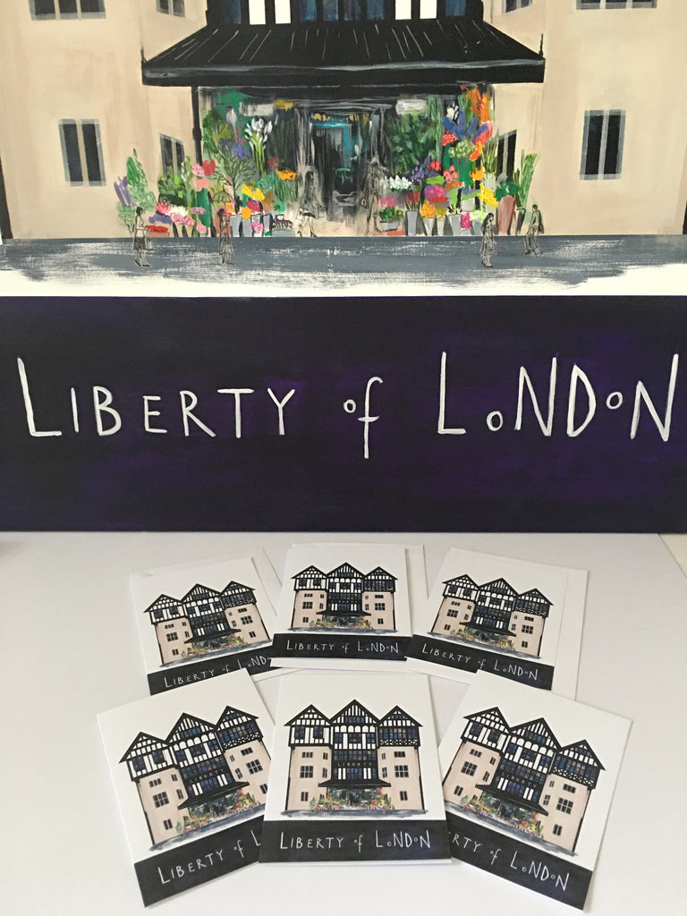 Artistic Architecture of London - Liberty Greetings Cards