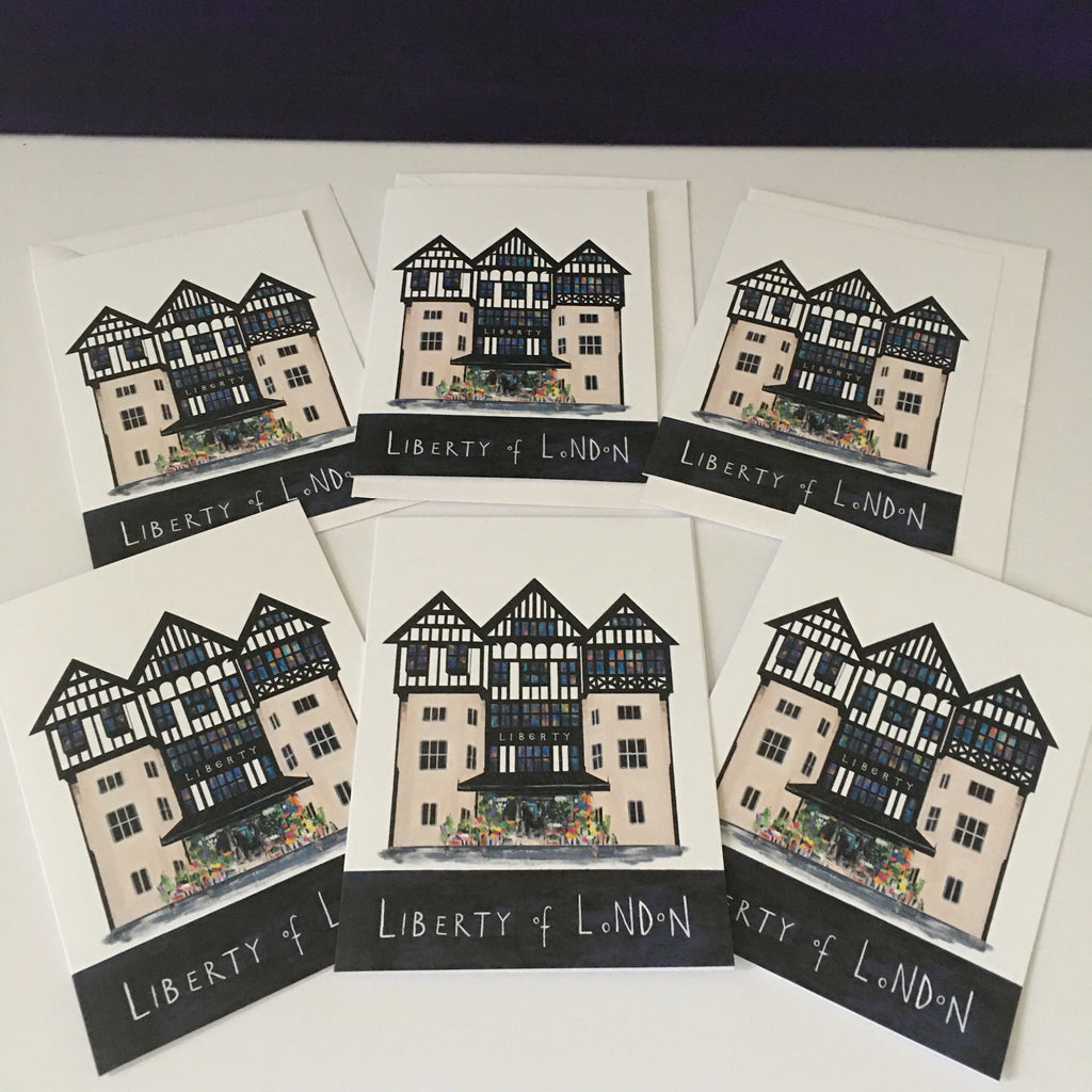 Artistic Architecture of London - Liberty Greetings Cards