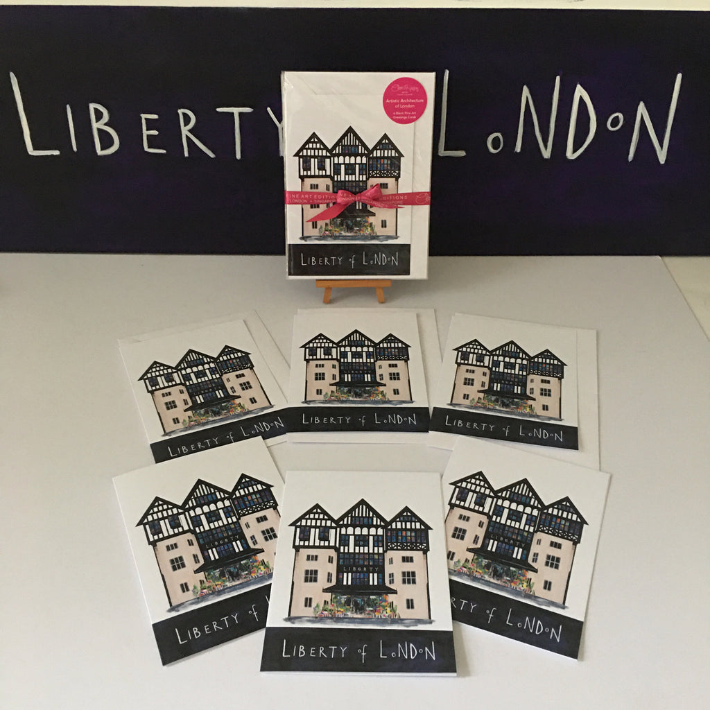Artistic Architecture of London - Liberty Greetings Cards