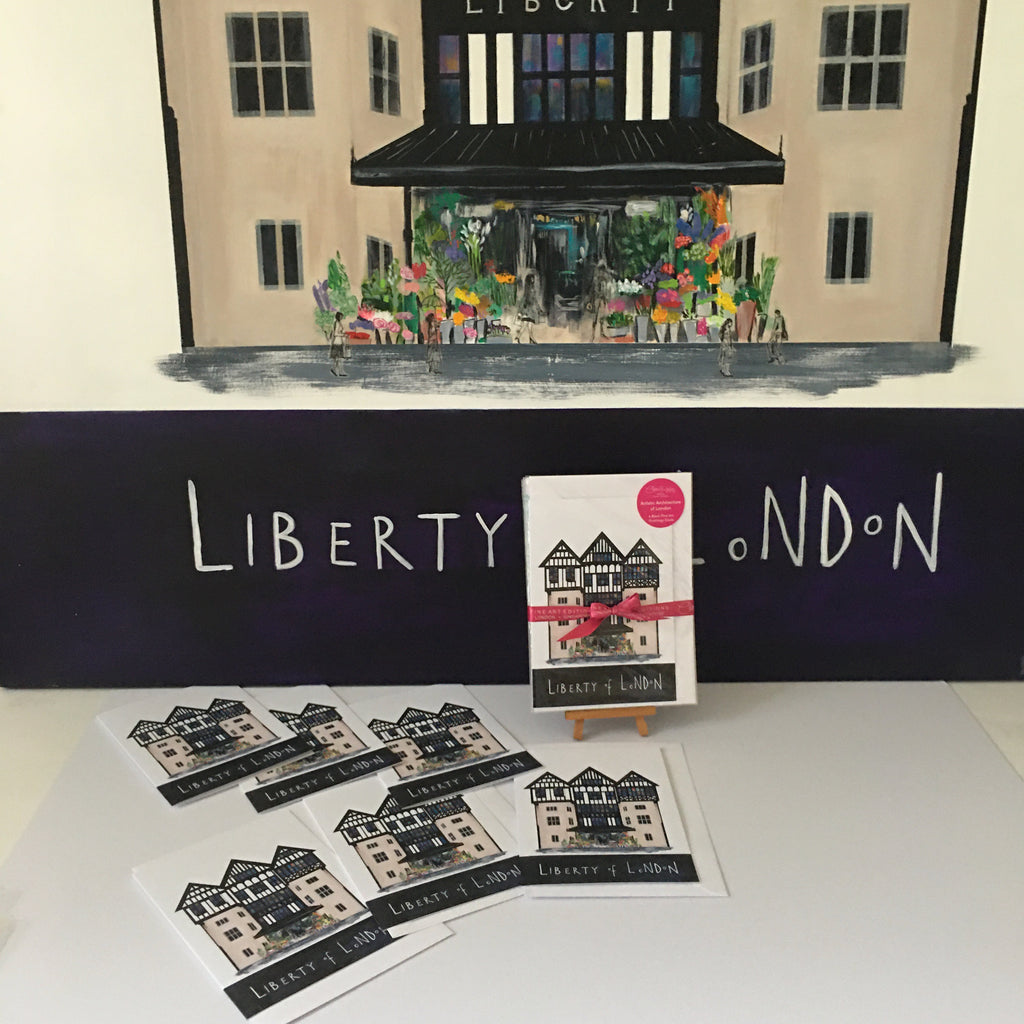 Artistic Architecture of London - Liberty Greetings Cards