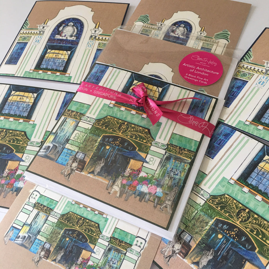Artistic Architecture of London - Michelin Building Greetings Cards (Set of 3 designs)
