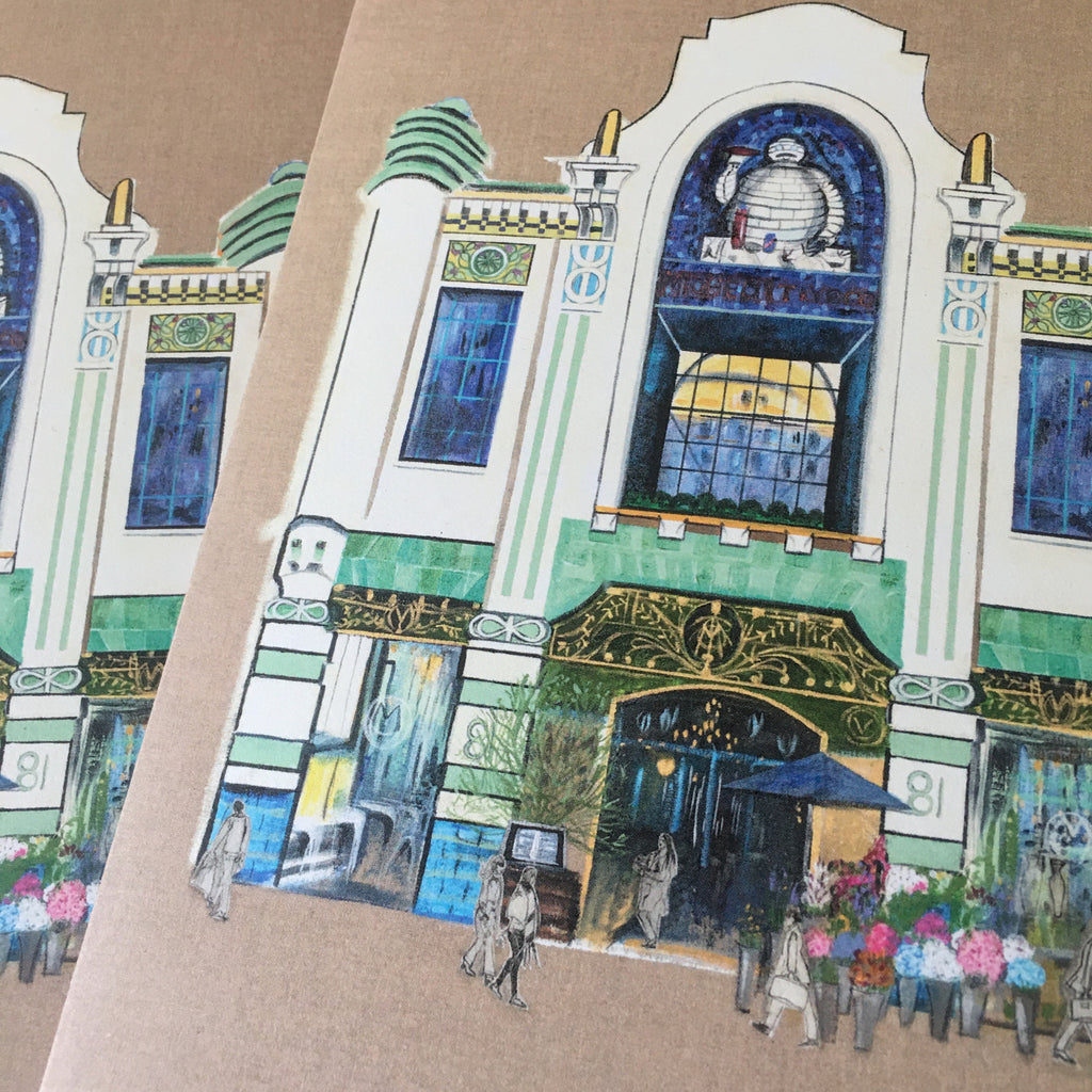 Artistic Architecture of London - Michelin Building Greetings Cards
