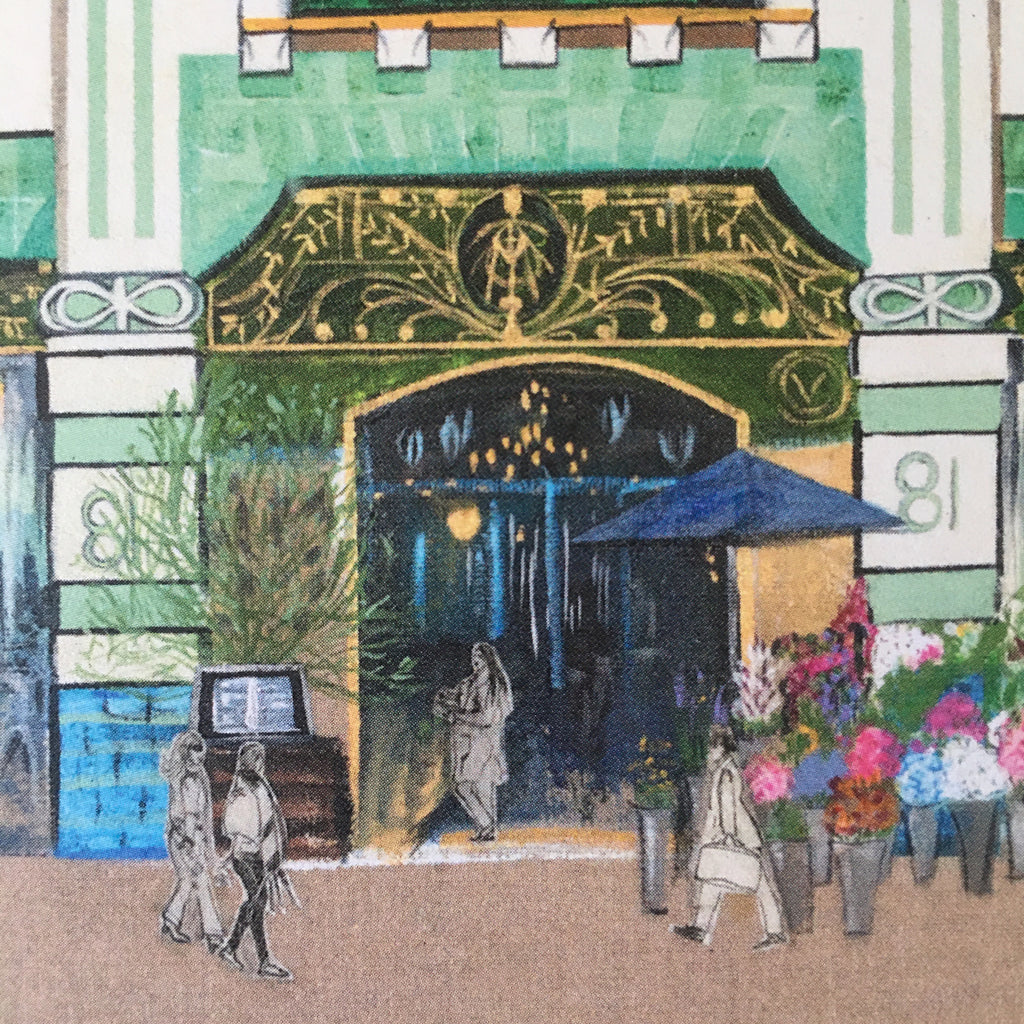 Artistic Architecture of London - Michelin Building Greetings Cards