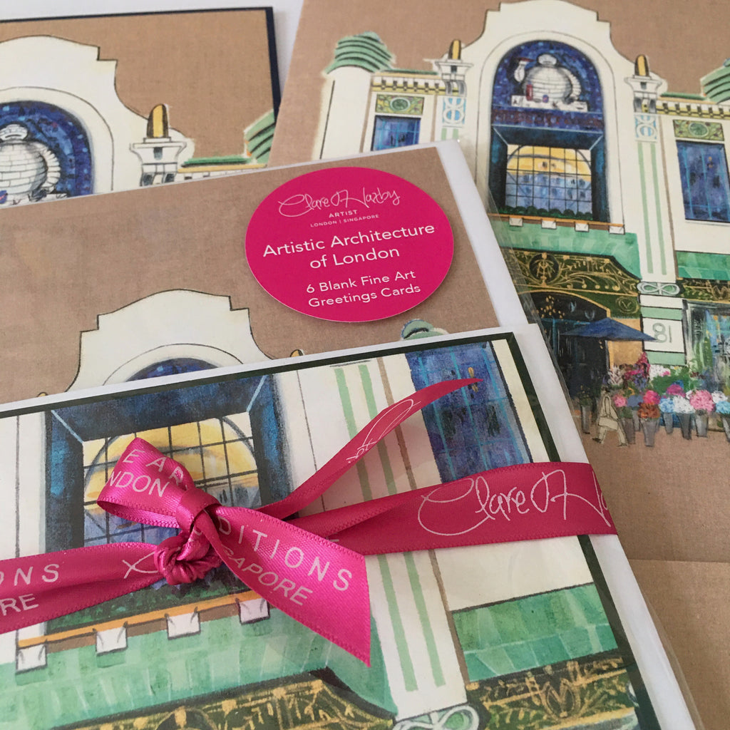 Artistic Architecture of London - Michelin Building Greetings Cards (Set of 3 designs)