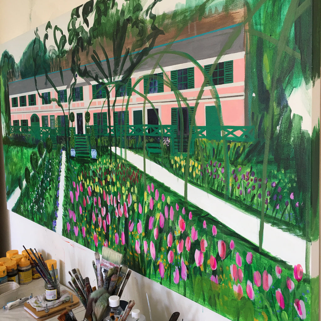 Monet’s Garden Giverny - Original Painting