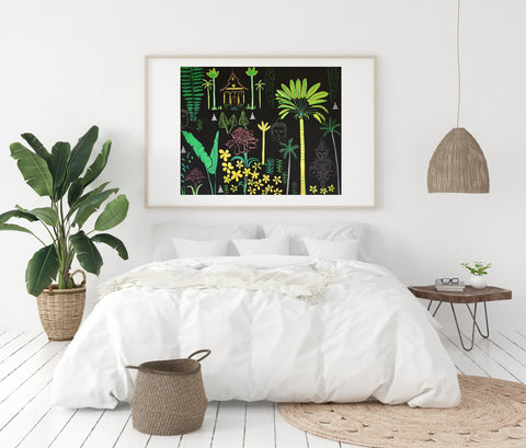 The Frangipanis Led Me to the Temple - Signed Edition Print