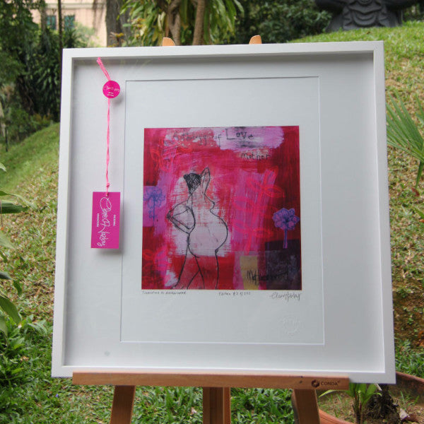 Emerging Motherhood - WHITE FRAME - SALE