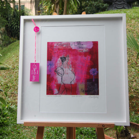 Emerging Motherhood - WHITE FRAME - SALE