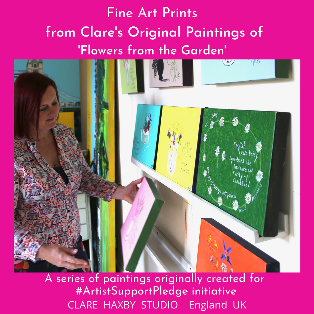 4 Signed FLOWERS Prints in a Gift Box