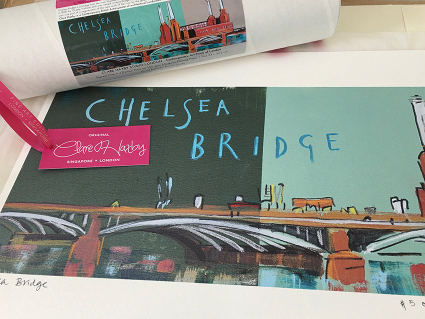 Chelsea Bridge - Signed Edition Print
